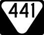 State Route 441 marker