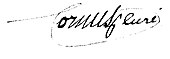 signature de Pierre Cornus