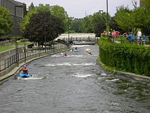 Rafters enjoying the East Race in South Bend, Indiana South-Bend-East-Race.jpg