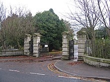 Countesswells Road entrance of Springbank Cemetery.