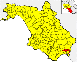 Tortorella - Localizazion