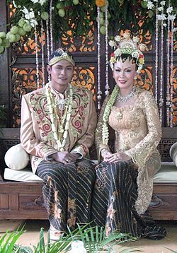 Traditional Javanese marriage costume.jpg