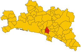 Unione dei comuni della Valle del Tempo – Mappa