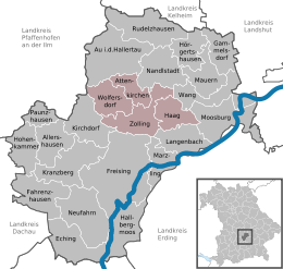 Verwaltungsgemeinschaft Zolling – Mappa