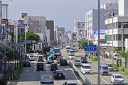 桜山交差点を望む（瑞穂区・2021年5月）