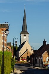 The church in Villemurlin