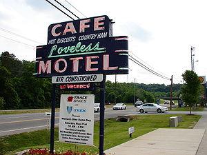 The Loveless Cafe sign