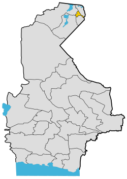 Location of Zabol County in Sistan and Baluchestan province