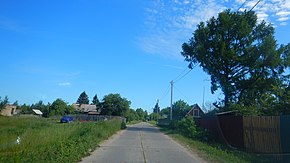 Улица в деревне Беливо