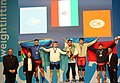 Men 102 kg medal ceremony