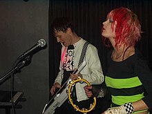 Alice in Videoland during a concert on Klubb Utopi in Skövde Sweden 2004