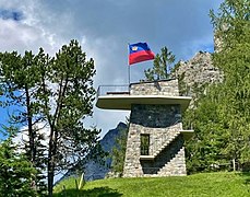 Aussichtsturm Gaflei (kurz nach dem Start)