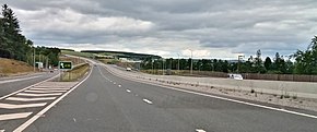 Aberdeen Western Peripheral Route at A96 junction (2020).jpg
