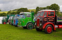 Veículos comerciais da Albion no "Biggar Vintage Rally" em 2008.