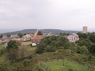 Blick über Toulx-Sainte-Croix