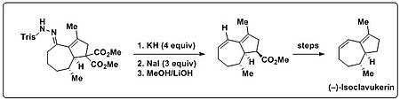 Application of the Bamford-Stevens reaction in natural product total synthesis