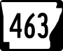 Highway 463 marker