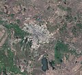 Vista de Astana per satellite