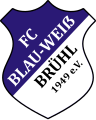 Wappen des ehemaligen deutschen Fußballvereins „FC Blau-Weiß Brühl”