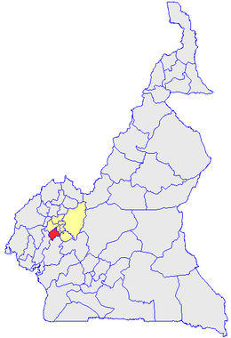 Department location in Cameroon