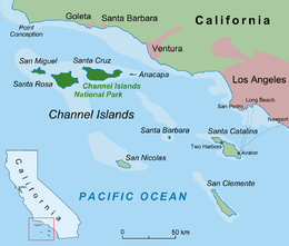 Anacapa Island is located in USA California Channel Islands