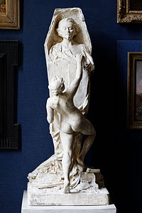 Monument à Villiers de l'Isle Adam (1906), plâtre, Paris, musée Carnavalet.