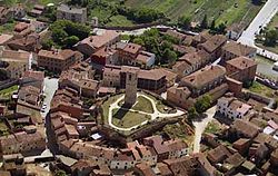 Skyline of Monreal del Campo, Spain