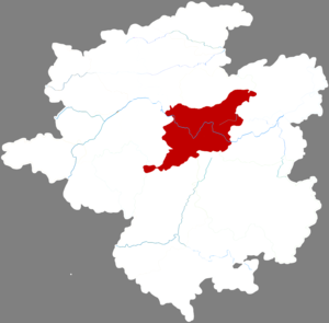 Цзяньхэ на карте