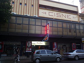 Fachada do Cine Cisne