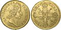 Луї XIV на золотій монеті 1701 року.