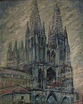 European Cathedral 3, 1940, oil on canvas, Goriansky Family Collection