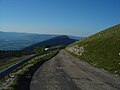 En arrière, le dernier km de l'ascension