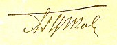 signature d'Alexandre Goutchkov