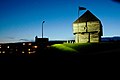 Fort Howe blockhouse at sunset
