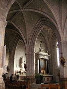 Photo des chapelles latérales ouvertes sur le collatéral de la nef.