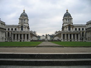 Picture of an Greenwich Hospital from the bank...
