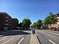 Grevenweg, Blick Richtung Süden von der Kreuzung Borgfelder Straße/Burgstraße/Sievekingdamm