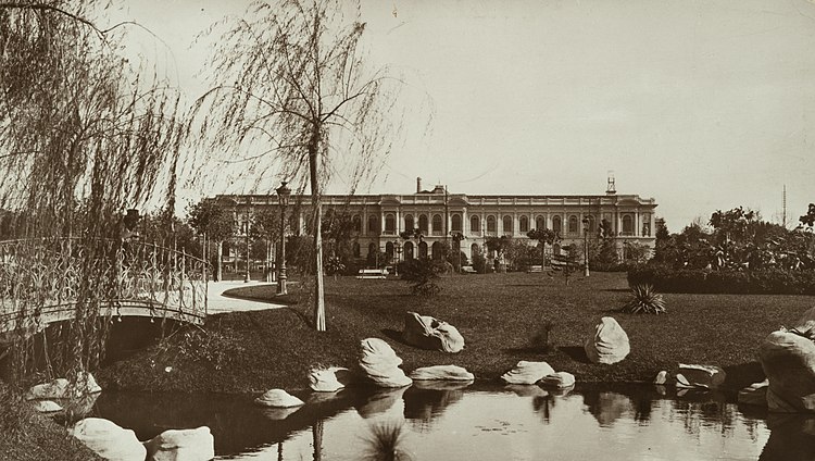 São Paulo. Jardim da Praça da República II, Guilherme Gaensly.