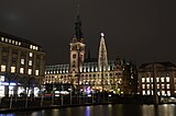 Rathaus am Abend