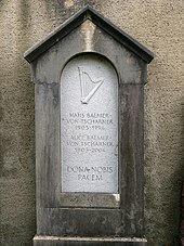 Hans Balmer-von Tscharner (1903–1996), Pianist, Organist. Grab auf dem Friedhof Wolfgottesacker, Basel