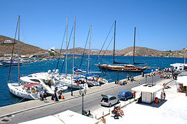 The harbour of Ios