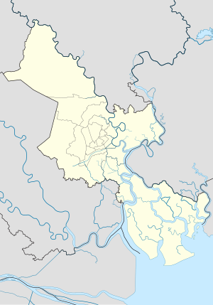 Địa đạo Củ Chi trên bản đồ Thành phố Hồ Chí Minh