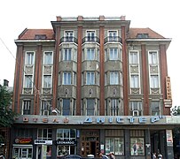 Former Austria hotel at 12 Sichovyh Striltsiv Street