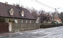 Fragment koloni w rejonie ulicy św. Huberta 48/50, 52/54 i 56/58 (2008)