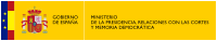 Logotipo del Ministerio de la Presidencia, Relaciones con las Cortes y Memoria democrática.svg