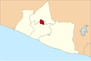 Location of Yogyakarta in Yogyakarta Special Region