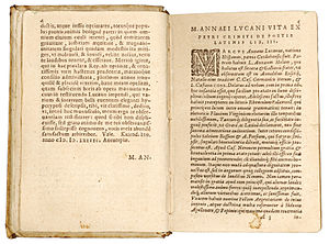 Lucanus, De bello civili ed. Pulmann (Plantin ...