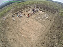 Bild der Ausgrabung Molino San Vincenzo im Jahr 2015