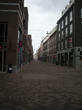 De Maasstraat, gezien vanuit het zuiden