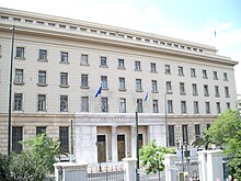 位于雅典市Venizelou大街的希腊银行大楼